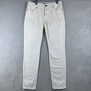 Cabi Jeans Slimmie Ankle Jeans Stretch Mid Rise Womens White Size 6